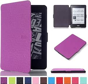 Kindle Paperwhite Case, MonsDirect Premium Leather Magnetic Waterproof ...