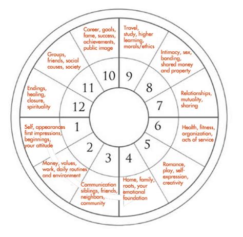 The 12 Houses of the Horoscope Wheel | Learn astrology, Numerology, Astrology chart