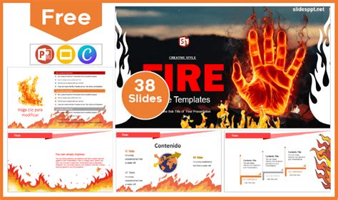 Creative Fire Template - PowerPoint Templates and Google Slides