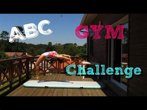 ALPHABET GYMNASTICS CHALLENGE - YouTube