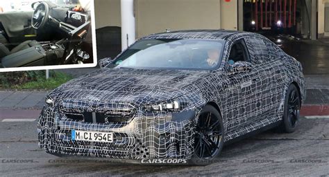 2024 BMW M5 Spied Inside And Out, Sports New Steering Wheel And Curved ...