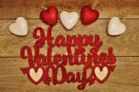 Happy Valentine's Day Red Glitter Free Stock Photo - Public Domain Pictures