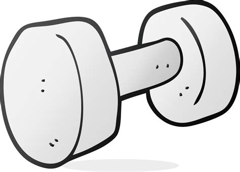 doodle character cartoon dumbbell 12891370 Vector Art at Vecteezy