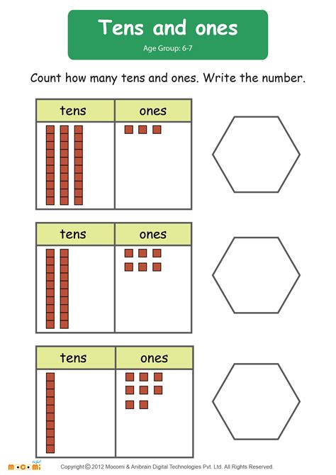 Tens And Ones Activities For First Grade