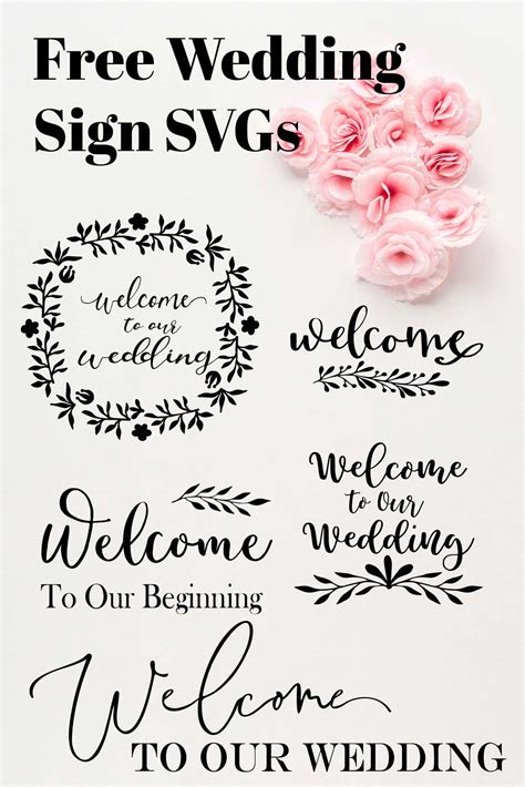 Free Wedding Signs SVG and Printables | Wedding signs diy, Wedding ...