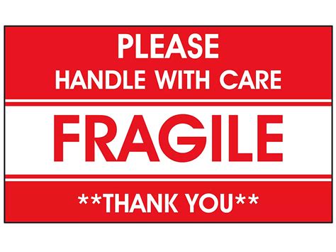 Fragile Sign For Shipping - eCourier Service