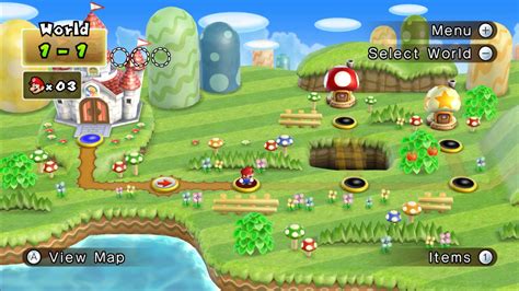 New Super Mario Bros. Wii Level Maps