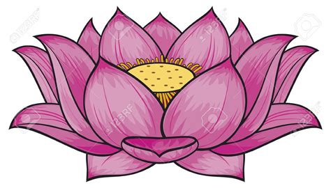 Lotus Flower Cartoon - ClipArt Best