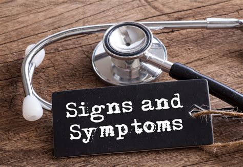 signs and symptoms wording - Wyoming Department of Health