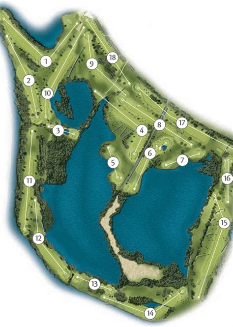 Course Layout – Wyboston Lakes Golf Club