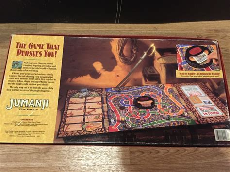 Vintage Jumanji Board Game 1995 Milton Bradley-the Game That - Etsy