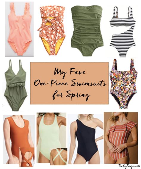 One-Piece Swimsuits for Spring - Daly Digs