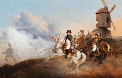 THE BATTLE OF LIGNY 1815 OIL PAINTING sold at auction on 10th April | NY Elizabeth