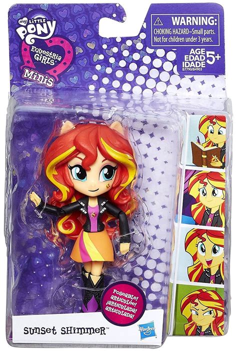 My Little Pony Equestria Girls Minis Sunset Shimmer 4.5 Figure Hasbro Toys - ToyWiz