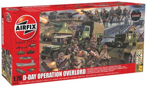 Airfix 1/76th Scale D-Day WWII Operation Overlord Diorama Playset