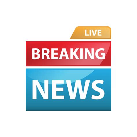 Breaking news logo vector 12799861 Vector Art at Vecteezy