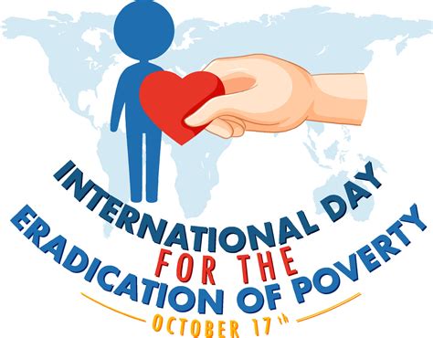 International Day For The Eradication Of Poverty 19864168 Vector Art at ...