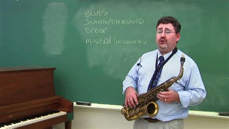 Types of Jazz Improv for the Saxophone - YouTube