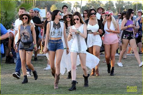 Selena at Coachella with the Jenner sisters (April 11) - Selena Gomez ...