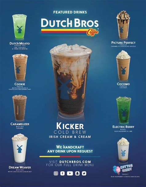 Dutch Bros Menu Frost