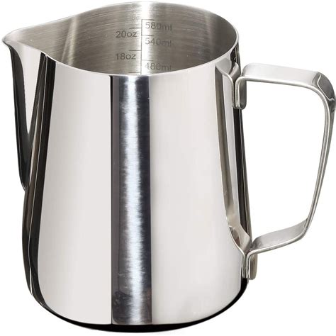 Milk Jug - Barista Ace Stainless Steel Milk Frothing Jug - Coffee and Tea Lovers