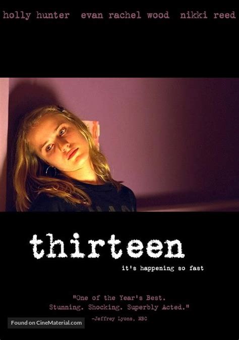 Thirteen (2003) movie poster | Thirteen movie, Thirteenth, Thirteen ...