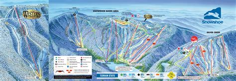 Snowshoe Mountain Resort Piste Map / Trail Map (high res.)