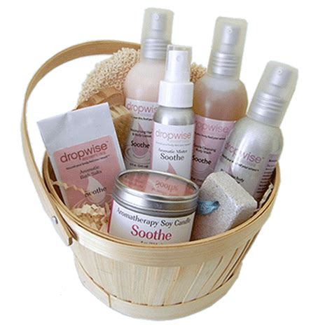 Deluxe Aromatherapy Gift Basket, Soothe - Dropwise Essentials