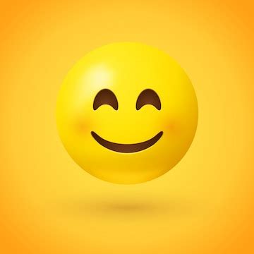 Premium Vector | A smiling face emoji