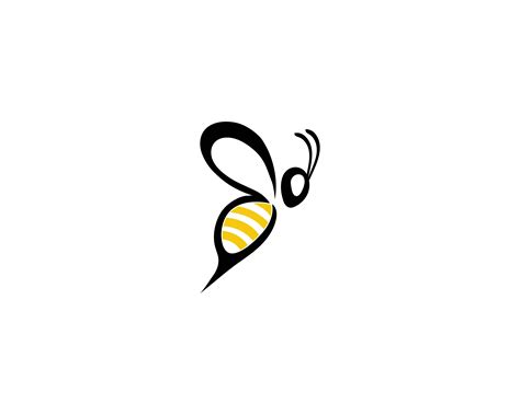 Logotipo De Abeja Vector Premium | My XXX Hot Girl