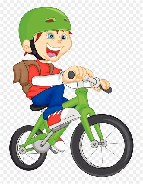 Boy Riding A Bike Cartoon Cycling cartoon road cyclist riding bike