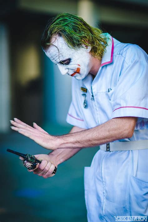 Heath Ledger Joker Nurse Costume - The Dark Knight Never-Before-Seen ...