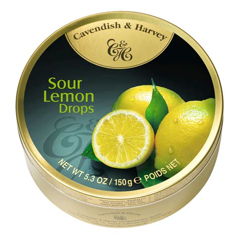 Sour Lemon Candy Drops Tin – Sweet Cloud Gifts