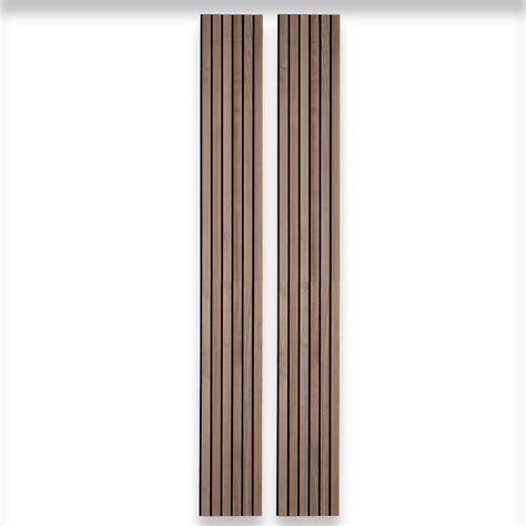 Walnut | Wide Panel - Luxury Acoustic Slat Wood Wall Panels – Modern Made