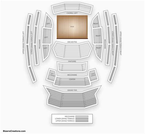 Kauffman Center Seating Chart | Seating Charts & Tickets