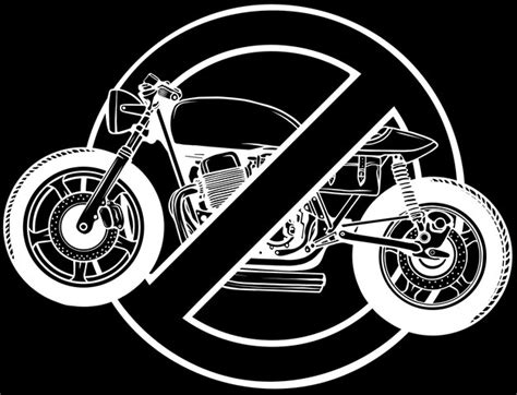 Premium Vector | Cafe motorcycle bike outline vector illustration