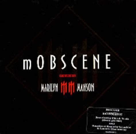 Marilyn Manson – mOBSCENE Remixes (2003, Cardboard Sleeve, CD) - Discogs