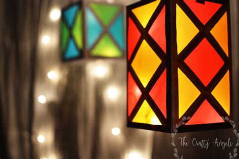 Colorful Paper Lantern Tutorial - The Crafty Angels