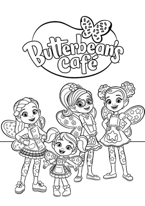 Butterbean's Cafe Coloring Pages - Free Printable Coloring Pages for Kids