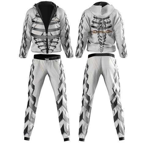 Casual Tracksuit | Design #30 White - Odyssey Apparel