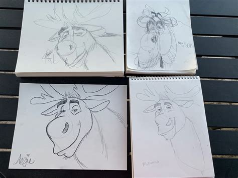 How to Draw Sven From Frozen! - So Wonderfully Complex