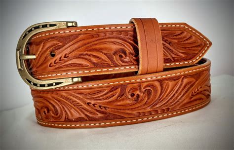 Custom Hand Tooled Leather Belts