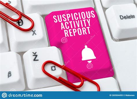 Conceptual Caption Suspicious Activity Report. Concept Meaning Account ...