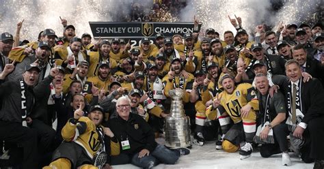 What happens in Vegas ... is a Stanley Cup, as the Golden Knights win ...