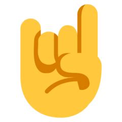 🤘 Sign of the Horns Emoji