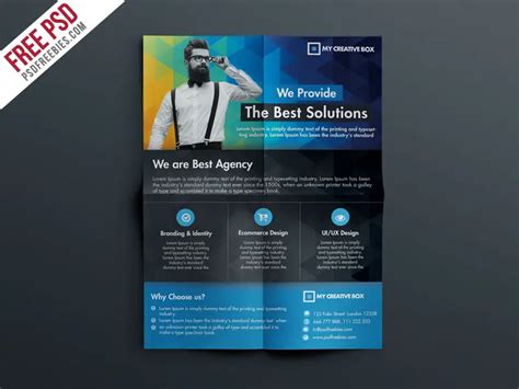 Free Multipurpose Corporate Flyer Template PSD | PSDFreebies.com