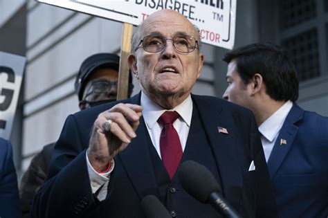 Rudy Giuliani files for bankruptcy after being ordered to pay $148 million in Georgia lawsuit ...