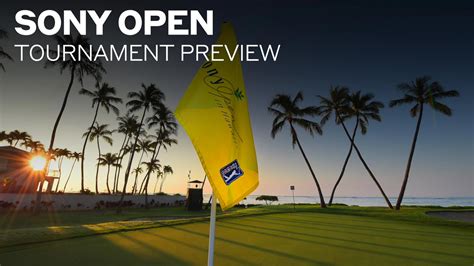 Sony Open Tournament Preview