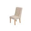 Best Quality Furniture Maribel 2pc Wood Dining Beige Linen Fabric Chairs D37-SC2 - The Home Depot