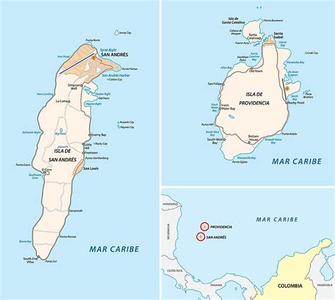 San Andres Island Map